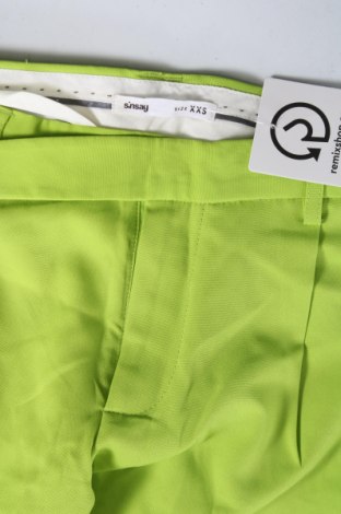 Damenhose Sinsay, Größe XXS, Farbe Grün, Preis € 16,65