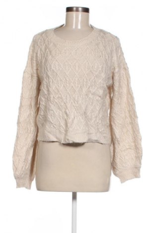 Damski sweter Charlotte Russe, Rozmiar L, Kolor Beżowy, Cena 16,99 zł