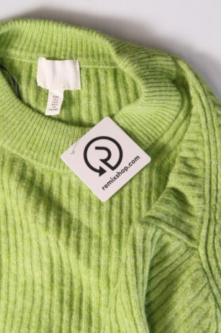 Damski sweter H&M, Rozmiar L, Kolor Zielony, Cena 92,99 zł