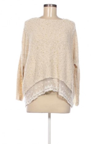 Damenpullover Love Look, Größe XXL, Farbe Beige, Preis 20,49 €