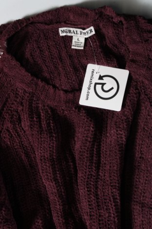 Damski sweter Moral Fiber, Rozmiar L, Kolor Czerwony, Cena 92,99 zł