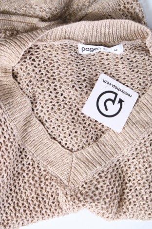 Damenpullover Page One, Größe M, Farbe Beige, Preis 20,49 €