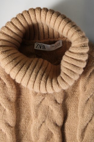 Damski sweter Zara, Rozmiar L, Kolor Beżowy, Cena 86,99 zł