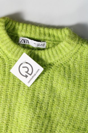 Damski sweter Zara, Rozmiar S, Kolor Zielony, Cena 86,99 zł