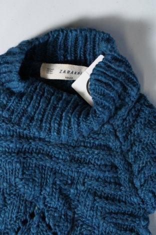 Γυναικείο πουλόβερ Zara Knitwear, Μέγεθος S, Χρώμα Μπλέ, Τιμή 16,99 €