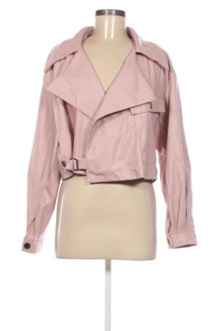 Damen Lederjacke, Größe L, Farbe Rosa, Preis 40,99 €