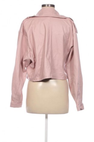 Damen Lederjacke, Größe L, Farbe Rosa, Preis 40,99 €