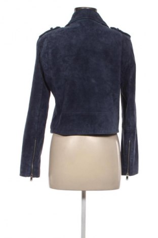 Damen Lederjacke Mango, Größe L, Farbe Blau, Preis € 76,19