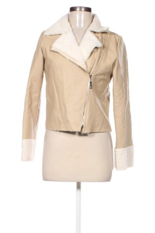 Damen Lederjacke NEW COLLECTION, Größe S, Farbe Beige, Preis 35,99 €