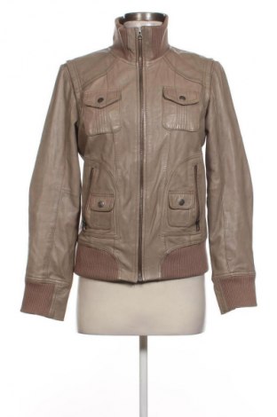 Damen Lederjacke Street One, Größe M, Farbe Beige, Preis € 68,49