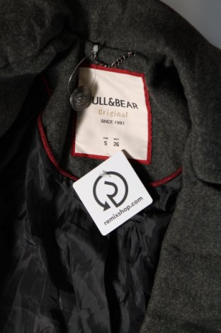 Дамско палто Pull&Bear, Размер S, Цвят Зелен, Цена 88,49 лв.