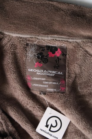 Damen Fleece Oberteil  Geographical Norway, Größe S, Farbe Braun, Preis € 60,49