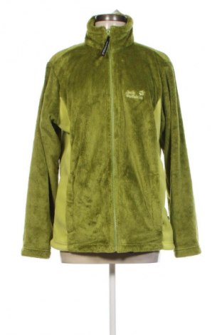 Damen Fleece Oberteil  Jack Wolfskin, Größe L, Farbe Grün, Preis 33,99 €