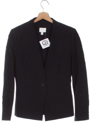 Damen Blazer H&M, Größe XS, Farbe Schwarz, Preis 24,46 €