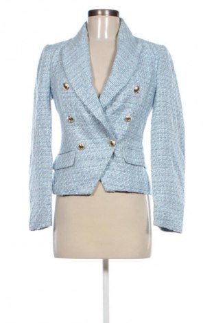 Damen Blazer Zara, Größe XS, Farbe Blau, Preis 33,99 €