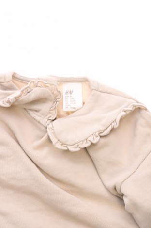 Kinder Shirt H&M, Größe 9-12m/ 74-80 cm, Farbe Beige, Preis 5,56 €