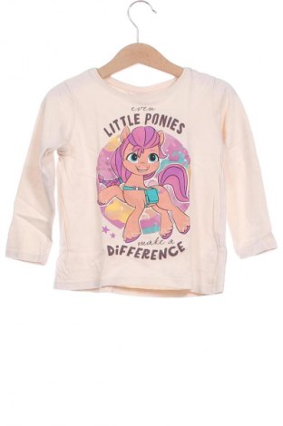 Bluză pentru copii My Little Pony, Mărime 3-4y/ 104-110 cm, Culoare Bej, Preț 30,61 Lei