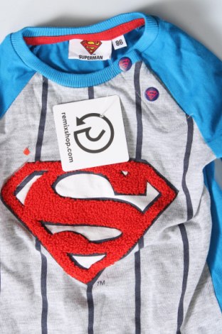 Dziecięca bluzka Superman, Rozmiar 12-18m/ 80-86 cm, Kolor Kolorowy, Cena 27,59 zł