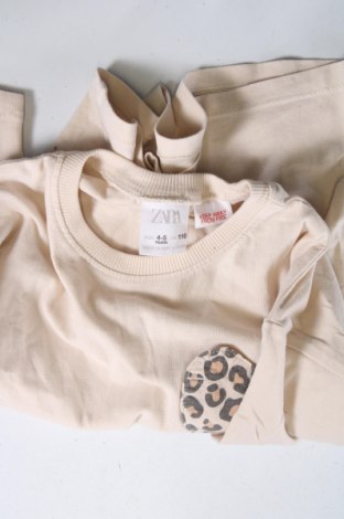 Kinder Shirt Zara, Größe 4-5y/ 110-116 cm, Farbe Beige, Preis € 7,16