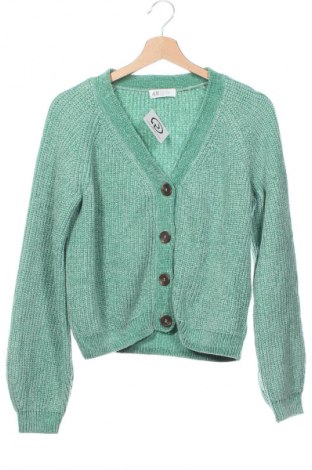 Kinder Strickjacke H&M, Größe 14-15y/ 168-170 cm, Farbe Grün, Preis € 7,49