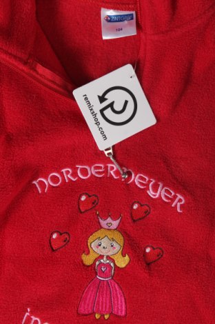 Παιδική μπλούζα fleece, Μέγεθος 3-4y/ 104-110 εκ., Χρώμα Κόκκινο, Τιμή 6,99 €