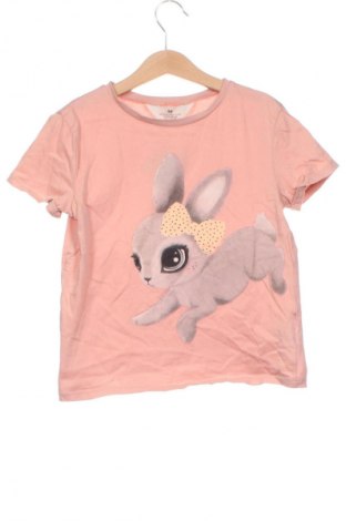 Kinder T-Shirt H&M, Größe 6-7y/ 122-128 cm, Farbe Aschrosa, Preis 6,00 €