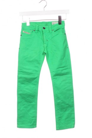 Dziecięce jeansy Diesel, Rozmiar 7-8y/ 128-134 cm, Kolor Zielony, Cena 215,72 zł