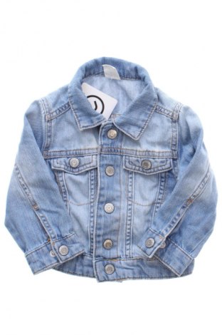 Kinder Jeansjacke H&M, Größe 6-9m/ 68-74 cm, Farbe Blau, Preis 12,24 €