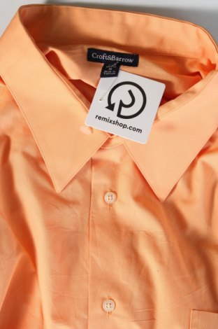 Herrenhemd Croft & Barrow, Größe XXL, Farbe Orange, Preis € 14,84