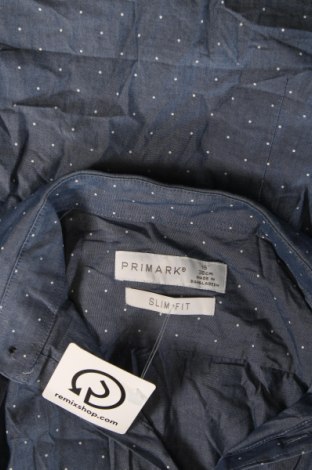 Herrenhemd Primark, Größe M, Farbe Blau, Preis € 11,49