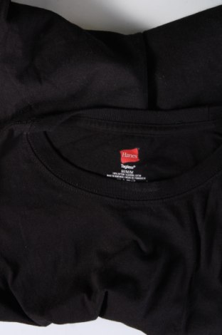 Ανδρικό t-shirt Hanes, Μέγεθος M, Χρώμα Μαύρο, Τιμή 10,00 €