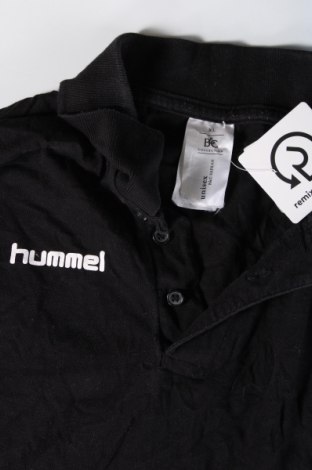 Мъжка тениска Hummel, Размер XL, Цвят Черен, Цена 20,49 лв.