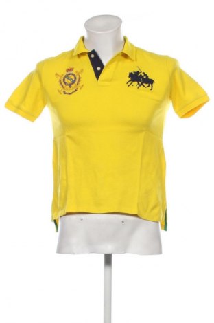 Męski T-shirt Polo By Ralph Lauren, Rozmiar M, Kolor Żółty, Cena 188,76 zł