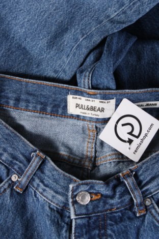 Męskie jeansy Pull&Bear, Rozmiar M, Kolor Niebieski, Cena 89,66 zł