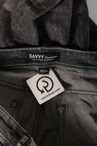 Ανδρικό τζίν Savvy Denim, Μέγεθος L, Χρώμα Γκρί, Τιμή 29,99 €