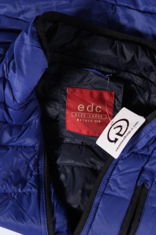 Męska kamizelka Edc By Esprit, Rozmiar L, Kolor Niebieski, Cena 217,99 zł