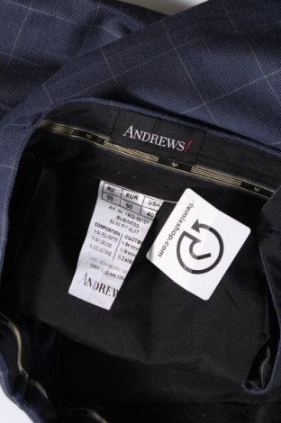 Pantaloni de bărbați Andrews, Mărime M, Culoare Albastru, Preț 157,99 Lei