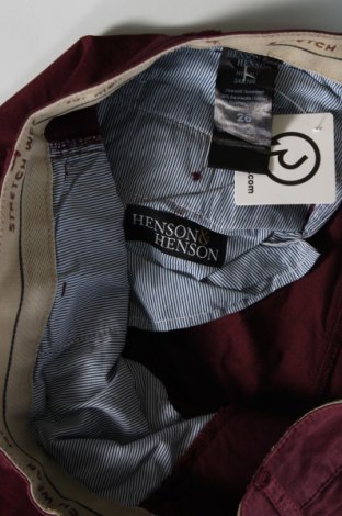 Pánské kalhoty  Henson & Henson, Velikost XL, Barva Červená, Cena  629,00 Kč