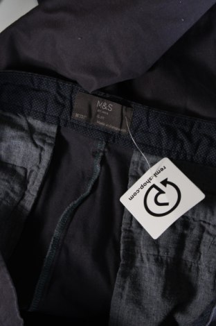 Pantaloni de bărbați Marks & Spencer, Mărime L, Culoare Albastru, Preț 69,00 Lei