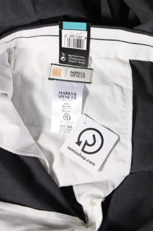 Pantaloni de bărbați Marks & Spencer, Mărime L, Culoare Gri, Preț 186,61 Lei