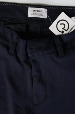 Herrenhose Only & Sons, Größe S, Farbe Blau, Preis 11,49 €