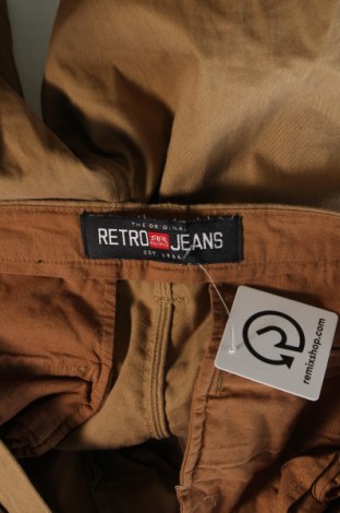 Pánské kalhoty  Retro Jeans, Velikost M, Barva Hnědá, Cena  608,00 Kč