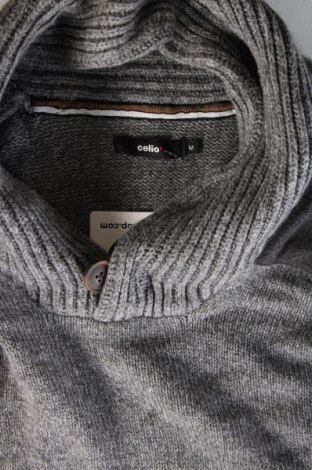 Herrenpullover Celio, Größe M, Farbe Grau, Preis € 17,90