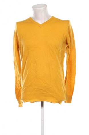 Herrenpullover Cortefiel, Größe L, Farbe Gelb, Preis 20,99 €