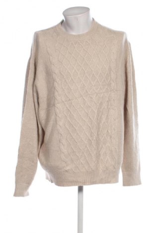 Herrenpullover Cortefiel, Größe 3XL, Farbe Beige, Preis € 33,99