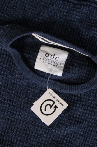 Ανδρικό πουλόβερ Edc By Esprit, Μέγεθος S, Χρώμα Μπλέ, Τιμή 13,99 €