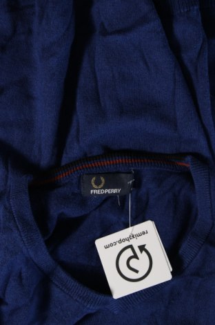 Ανδρικό πουλόβερ Fred Perry, Μέγεθος L, Χρώμα Μπλέ, Τιμή 25,99 €