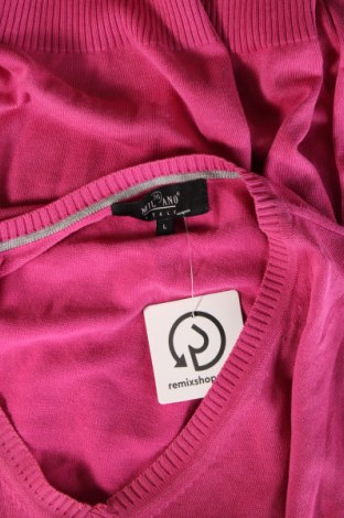 Herrenpullover Milano Italy, Größe L, Farbe Rosa, Preis 33,99 €