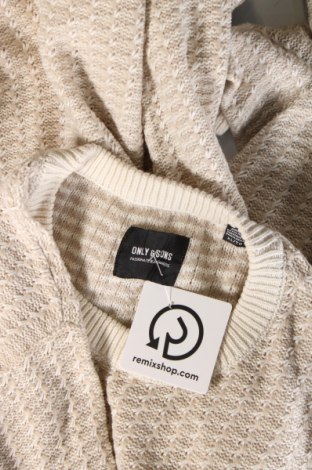 Herrenpullover Only & Sons, Größe XL, Farbe Ecru, Preis 24,99 €