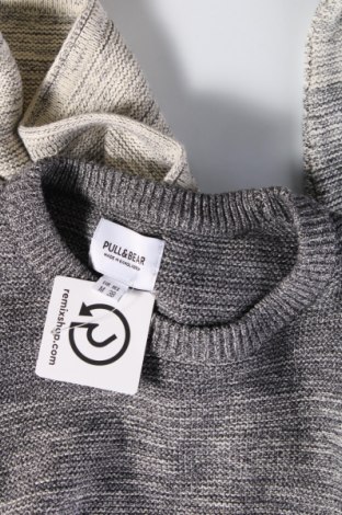 Ανδρικό πουλόβερ Pull&Bear, Μέγεθος M, Χρώμα Γκρί, Τιμή 18,00 €